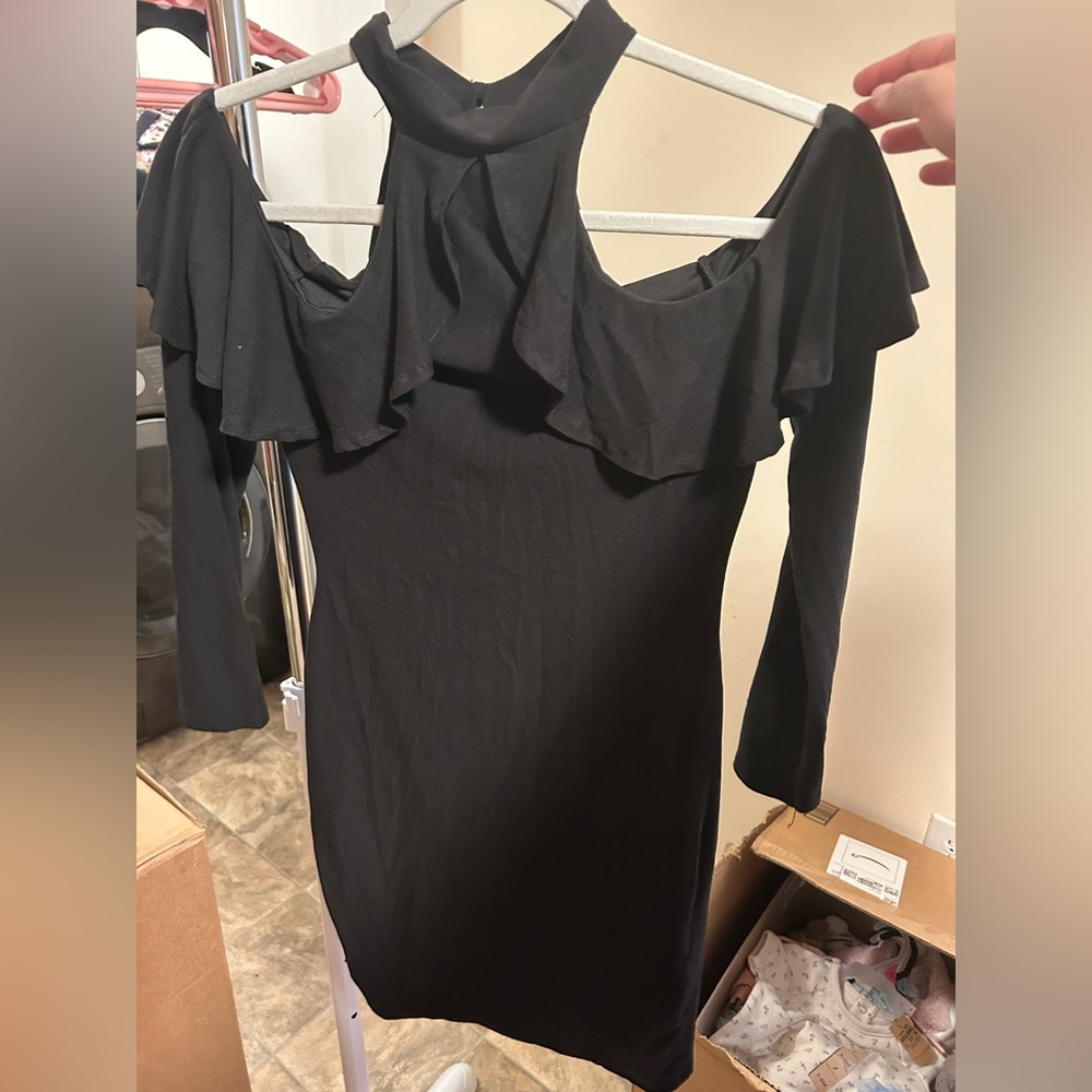 Black Longsleeve Cocktail Dress